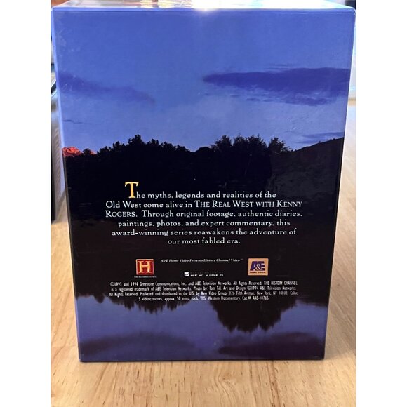 The Best Of The Real West 1993-1994 VHS Western Series Kenny Rogers Pre-Owned - Picture 5 of 7